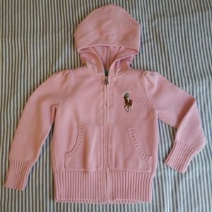 Ralph Lauren Pink Sweater Hoodie